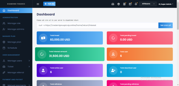 Credtrade – Secure Crypto Investment and Trading Script